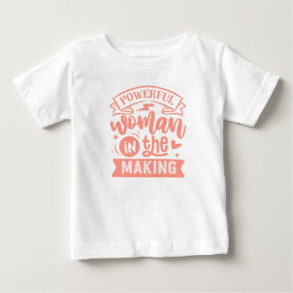 Camiseta Mulher poderosa no Fazer: Meninas bonitas de pêsse
