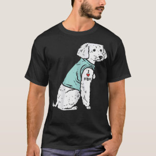 Camiseta Mulher Poodle Eu Amo Mamãe Tatto Bonitinho De Cach