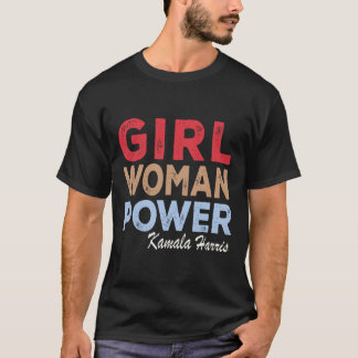 Camiseta Mulher Power Kamala Harris Retro Vintage