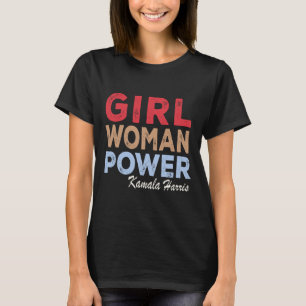 Camiseta Mulher Power Kamala Harris Retro Vintage