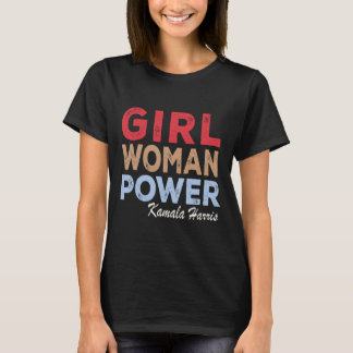 Camiseta Mulher Power Kamala Harris Retro Vintage