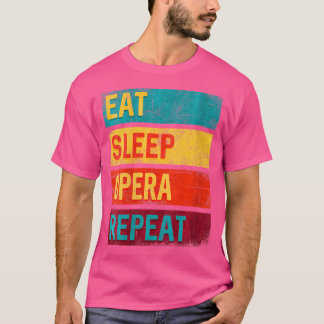 Camiseta Mulher: Presente de Música Coma Ópera de Sono Repe