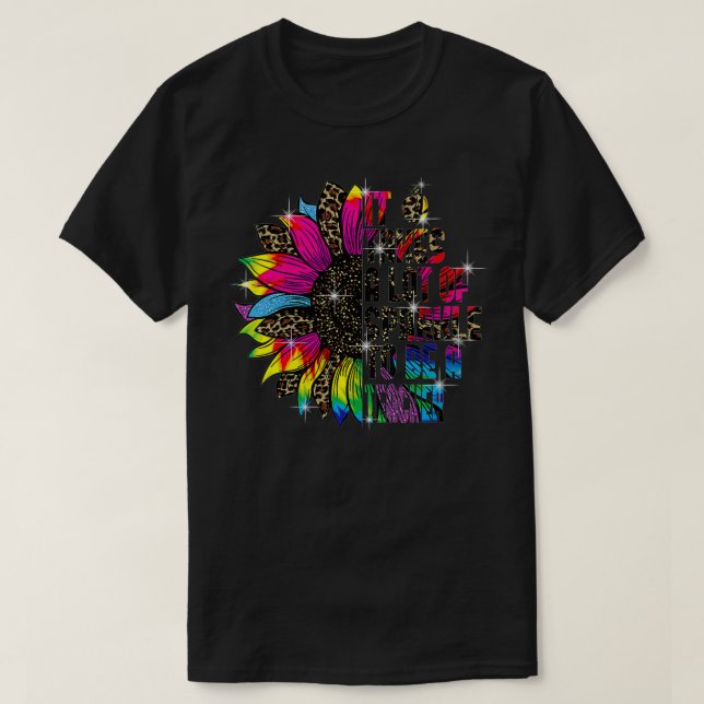 Camiseta Mulher Professora Sunflower Berard VNeck (Frente do Design)