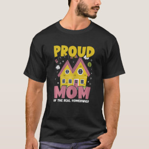 Camiseta Mulher Proprietária Mãe Comprador Imobiliário Orgu