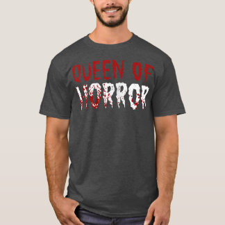Camiseta Mulher Rainha do Dia de as Bruxas engraçado do hor