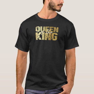 Camiseta Mulher Rainha Do Rei Marido Esposa Pai Mãe