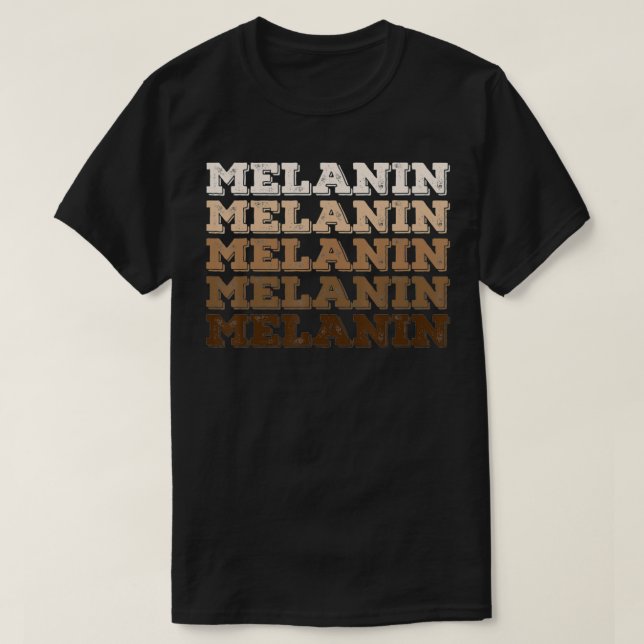 Camiseta Mulher Rainha Negra Afro-Americana Melanina Na (Frente do Design)