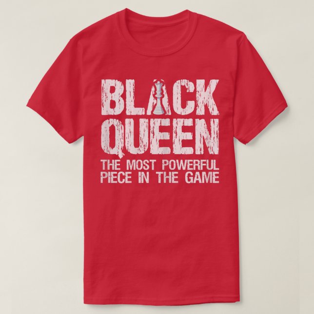 Camiseta Mulher Rainha Negra O Mais Poderoso Peço Na (Frente do Design)