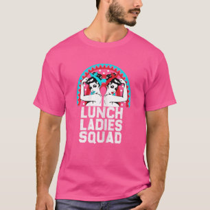 Camiseta Mulher: Restaurante Chef Almoçando Senhoras Esquad