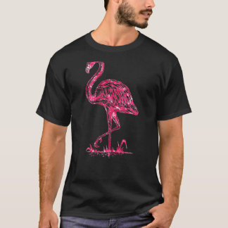 Camiseta Mulher Rosa Flamingo Baby Flamingo Party Flamingo
