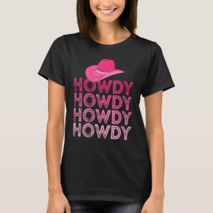 Camiseta Mulher Rosa Howe Garota Ocidental do Sul