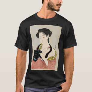 Camiseta Mulher Samurai, Câmera de Fotografia