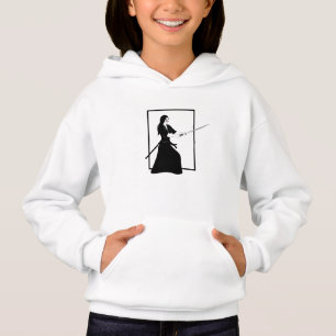 Camiseta Mulher Samurai Warrior com Espada