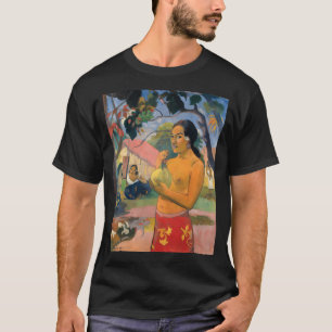 Camiseta Mulher Segurando Uma Fruta De Paul Gauguin