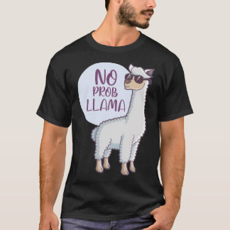 Camiseta Mulher Sem Drama Llama Funny Lama