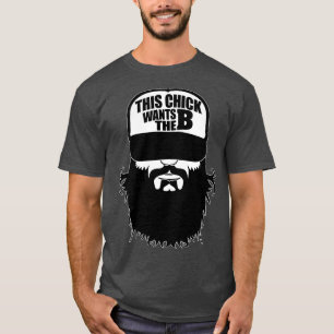 Camiseta Mulher, seu Pintinho quer que seja Engraçado, seu