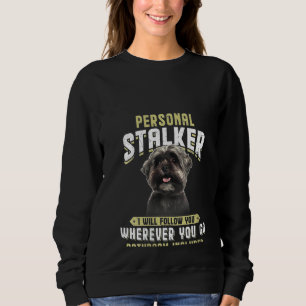 Camiseta Mulher Shih Tzu Personal Stalker Eu Vou Segui-Lo