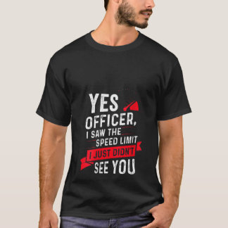 Camiseta Mulher Sim Oficial Eu Vi O Limite De Velocidade En