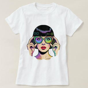 Camiseta Mulher Símbolo de Infinidade Neurodiversidade Pop 