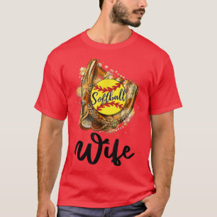 Camiseta Mulher Softball Esposa