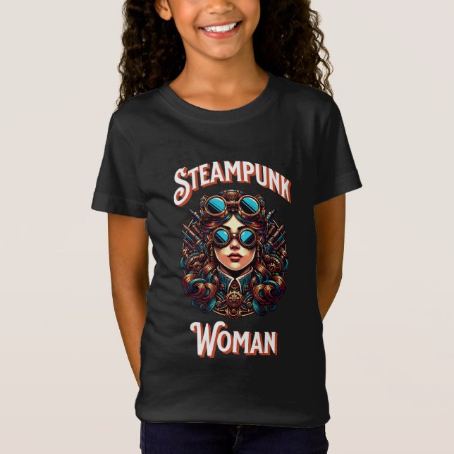 Camiseta Mulher Steampunk (Frente)