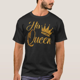 Camiseta Mulher: Sua Coroa Rainha Marido Romântico E Esposa