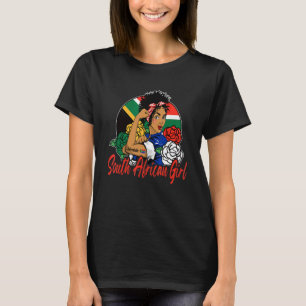 Camiseta Mulher sul-africana incansável África do Sul