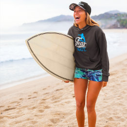 Camiseta Mulher Surfista Sem Medo de Onda Surf Feminino