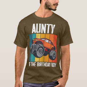 Camiseta Mulher Tia Do Aniversário, Pais Monstro T