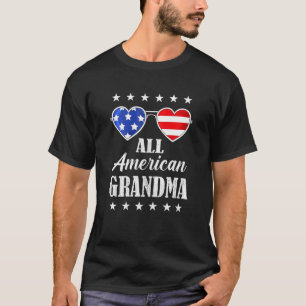 Camiseta Mulher Todas Vovó Americana 4 De Julho Corresponde