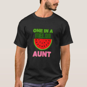 Camiseta Mulher: Uma Em Uma Tia Melon Summer Watermelon Vib