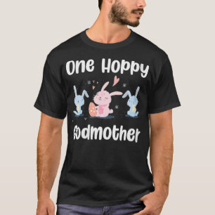 Camiseta Mulher: Uma Madrinha Hoppy Madrinha Cute Páscoa Co