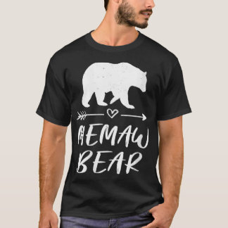 Camiseta Mulher Urso de Memória Correspondendo Família Mamã