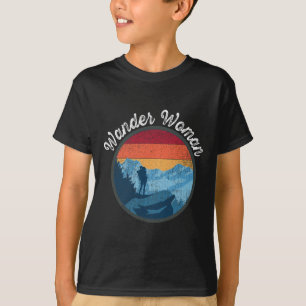 Camiseta Mulher Vagabunda Pôr do Sol Retro - Escalada Camin