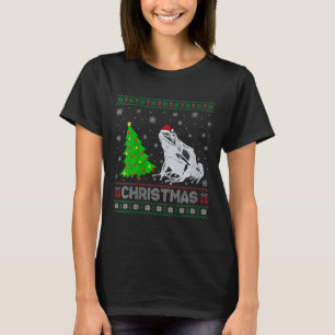 Camiseta Mulher Venenosa Sapo Dart Xmas Tree Iluminação Fei