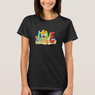 Camiseta Mulher Verão Ama Gagalife Gaga Love Beach Vacat