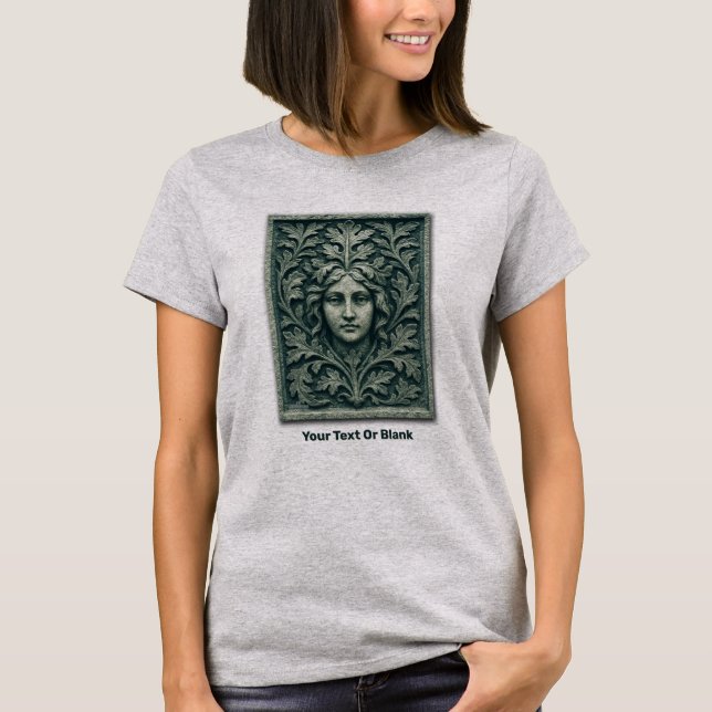 Camiseta Mulher Verde - Pedra (Frente)