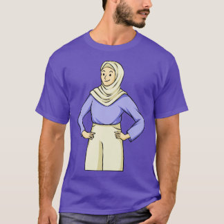 Camiseta Mulher Vestindo Hijab