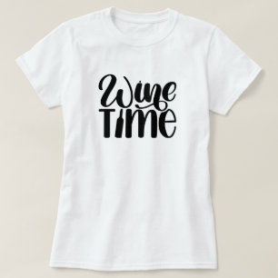 Camiseta Mulher Vinha Engraçada Bebendo Vino