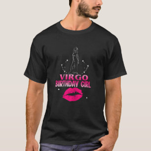 Camiseta Mulher Virgo Birthday Girl