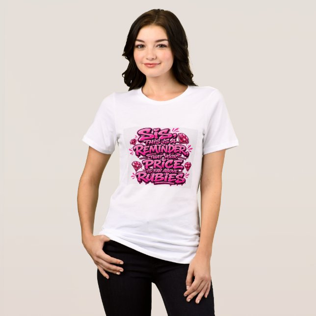 Camiseta Mulher virtuosa  (Frente Completa)