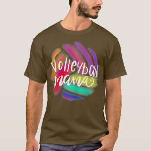 Camiseta Mulher Vôlei Mama Mulher desportiva Mãe presente V