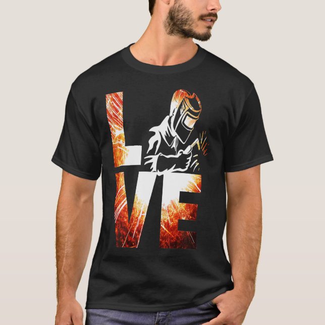 Camiseta Mulher Welder Love, Solders Wife Namorada Gift W (Frente)