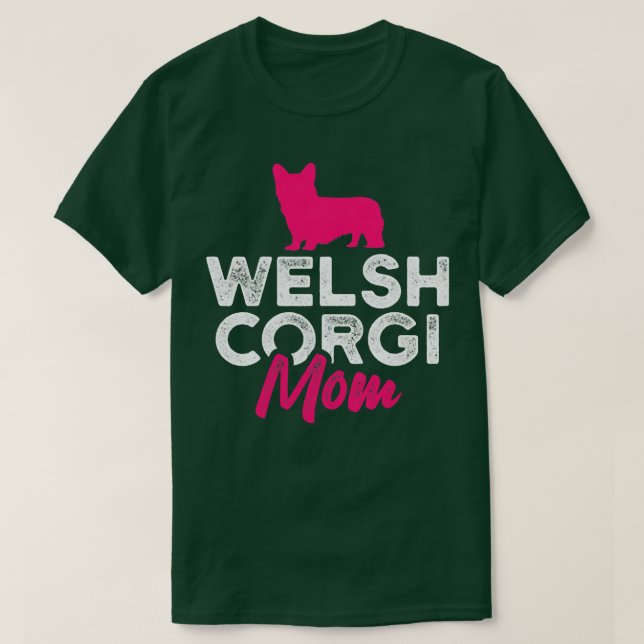 Camiseta Mulher Welsh Corgi Mãe1682 (Frente do Design)