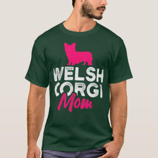 Camiseta Mulher Welsh Corgi Mãe1682