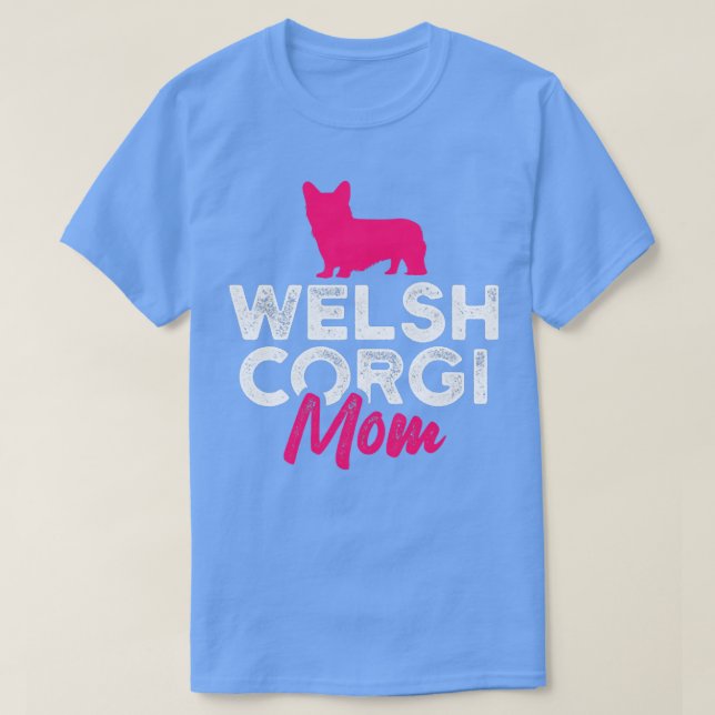 Camiseta Mulher Welsh Corgi Mãe1856 (Frente do Design)