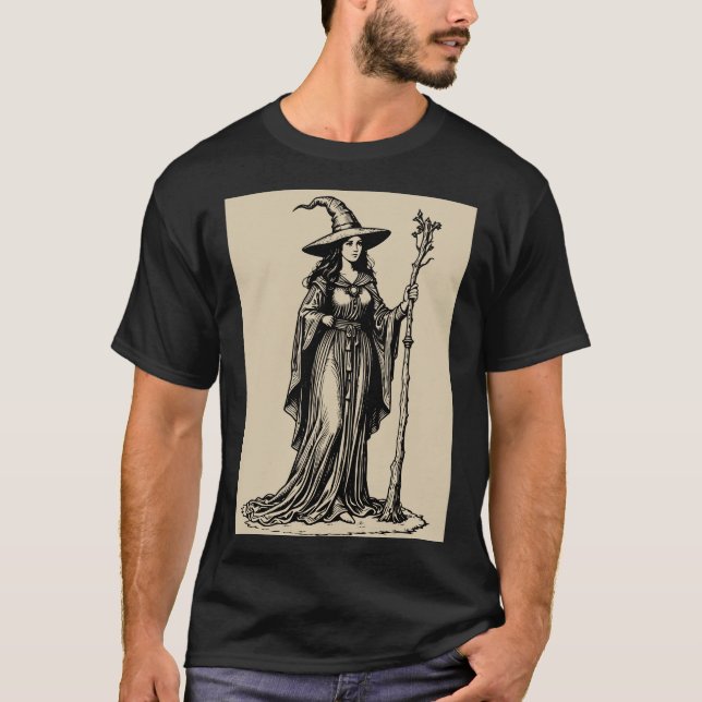 Camiseta Mulher Witchy (Frente)
