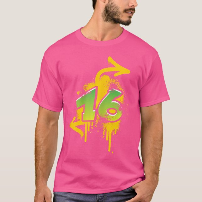 Camiseta Mulheres 16 De Aniversário Presentes Adolescentes  (Frente)