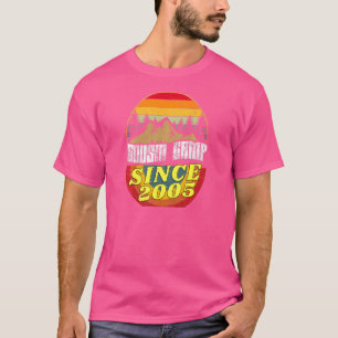 Camiseta Mulheres 17.º Aniversário Dizendo Primo Camp Desde