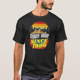 Camiseta Mulheres 24º Aniversário Dizendo Primo Camp Desde